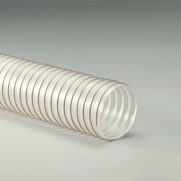 FLEXAUST FLEXADUX PU FLX-THANE SD - FOOD, DUST COLLECTION HOSE, FDA, STATIC DISSIPATIVE, POLYURETHANE
