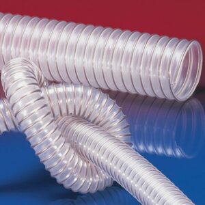 NORRES AIRDUC PUR 350 FOOD-AS (MD) - HIGHLY ABRASION-RESISTANT, MEDIUM HEAVY DUTY, FOOD AND PHARMACEUTICAL, ANTISTATIC PREMIUM ETHER-POLYURETHANE HOSE