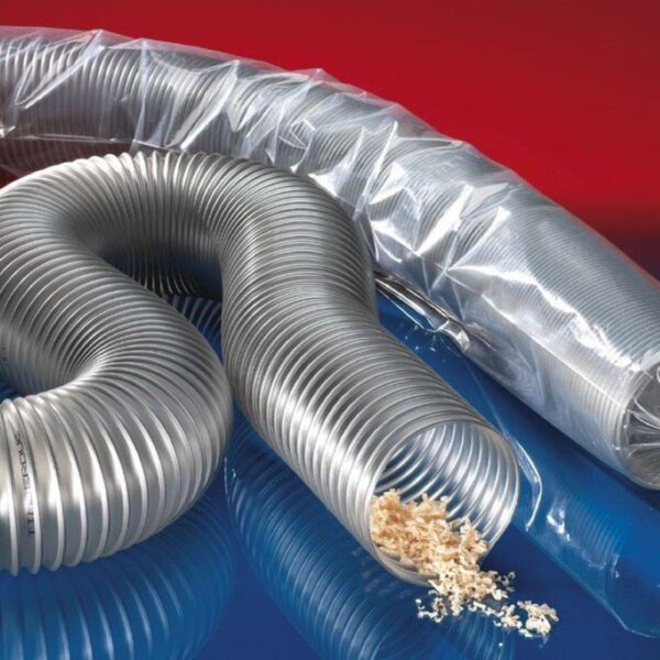 NORRES TIMBERDUC PUR 531 AS (XLD) - LIGHTWEIGHT, ABRASION-RESISTANT, WOOD DUST EXTRACTIONL, ANTISTATIC PREMIUM POLYURETHANE HOSE